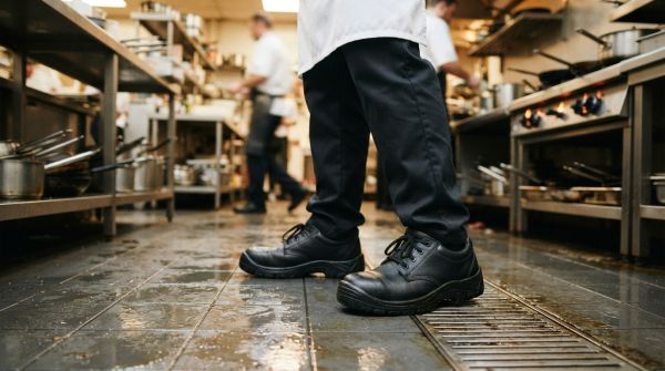 Chaussures de sécurité en cuisine : confort et protection essentiels